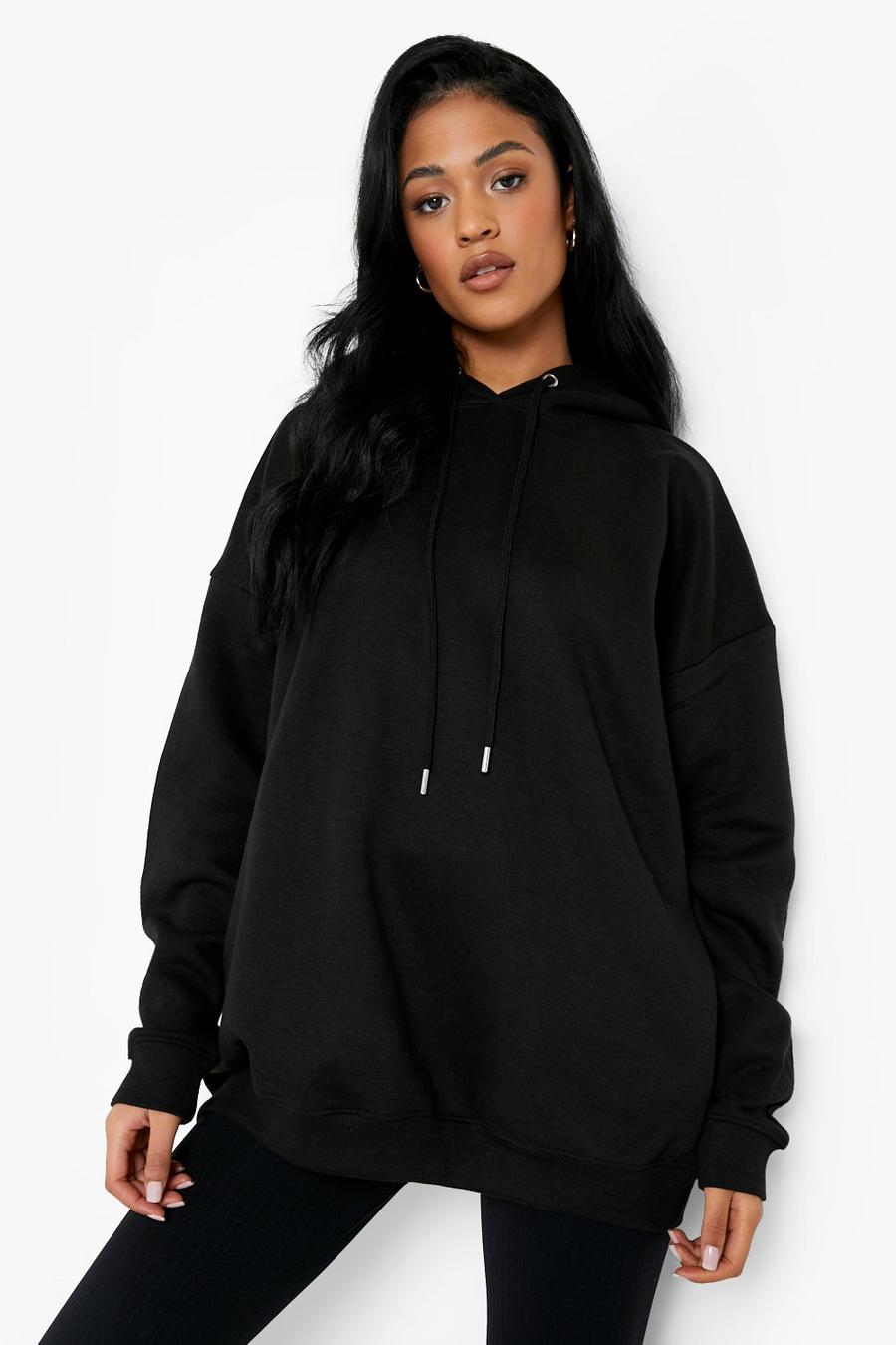 Black negro Tall 3d Dsgn Studio Embroidered Hoodie