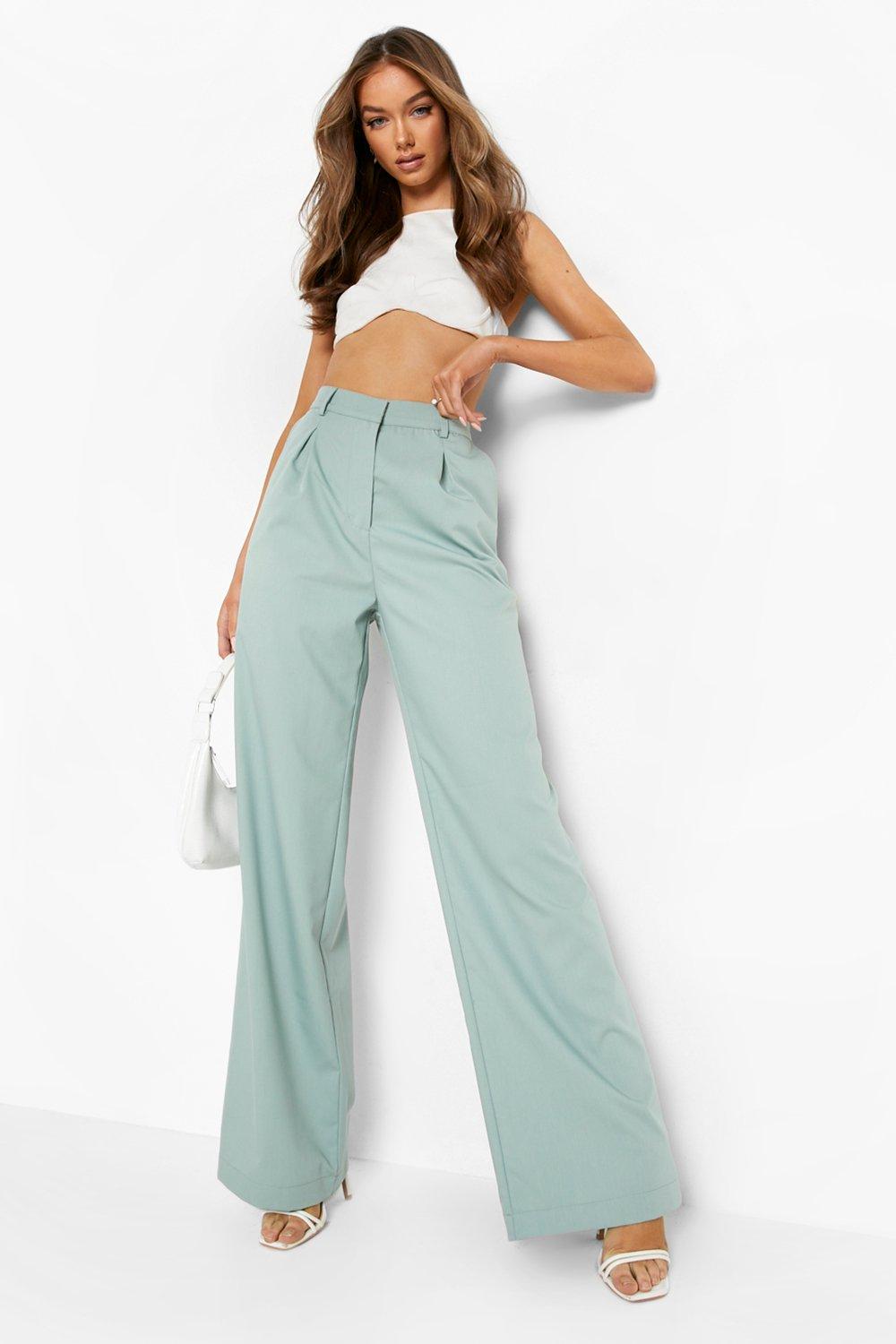 flared leg trousers