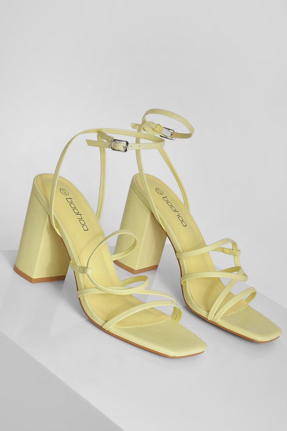 Lemon block heels sale