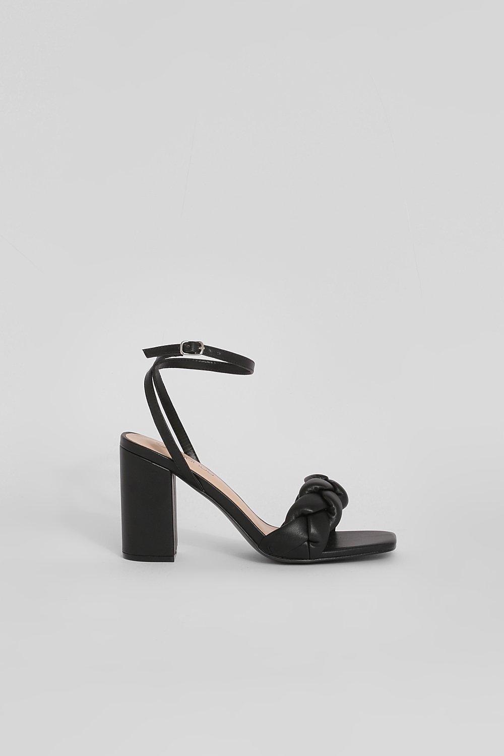 Square front heels hotsell