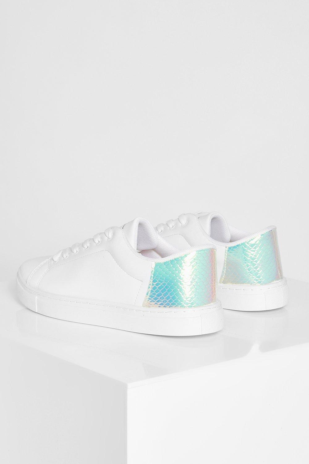 Iridescent store trainers uk