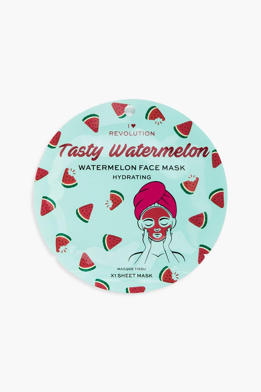Mascarilla facial de tejido Watermelon de I Heart Revolution, Red image number 1