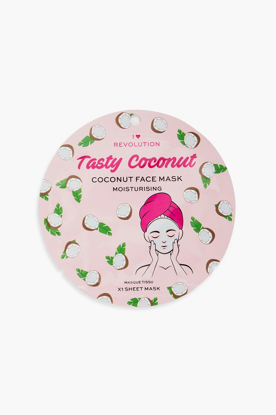 Mascarilla facial de tejido Coconut de I Heart Revolution, Pink image number 1