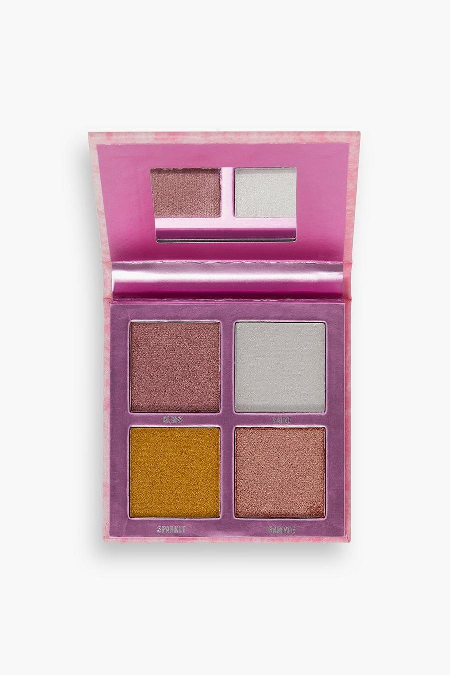 Makeup Obsession - Palette d'highlighters Velvet Glow, Pink rosa
