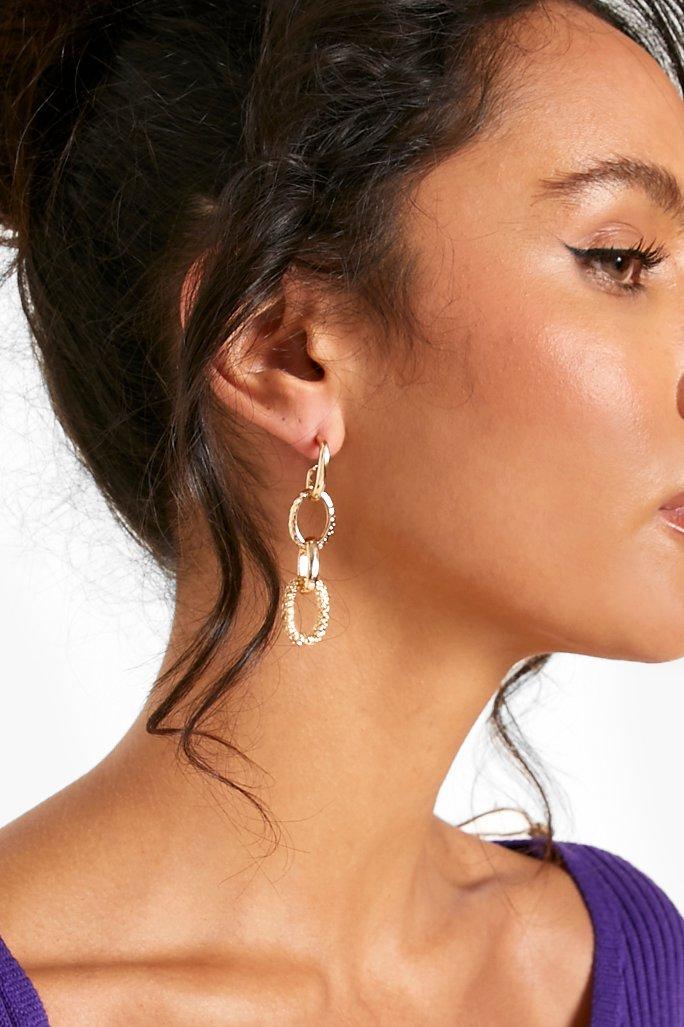 Chain on sale link earrings