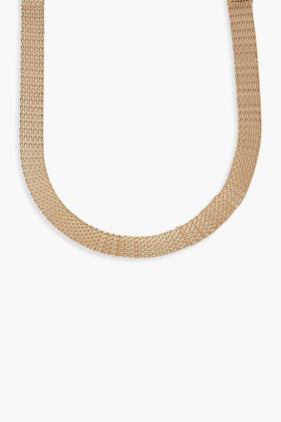 Gold Chainmail Choker  image number 1