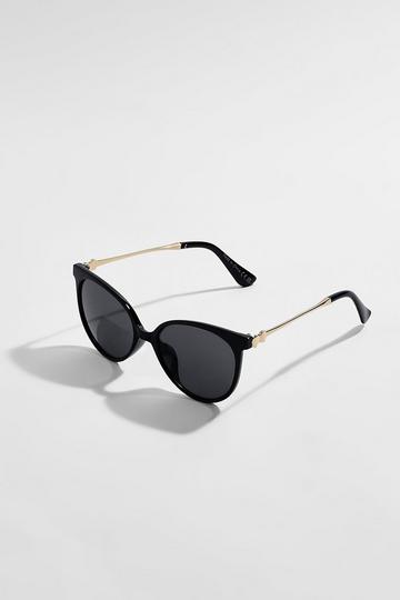 Aviator Metal Leg Sunglasses black