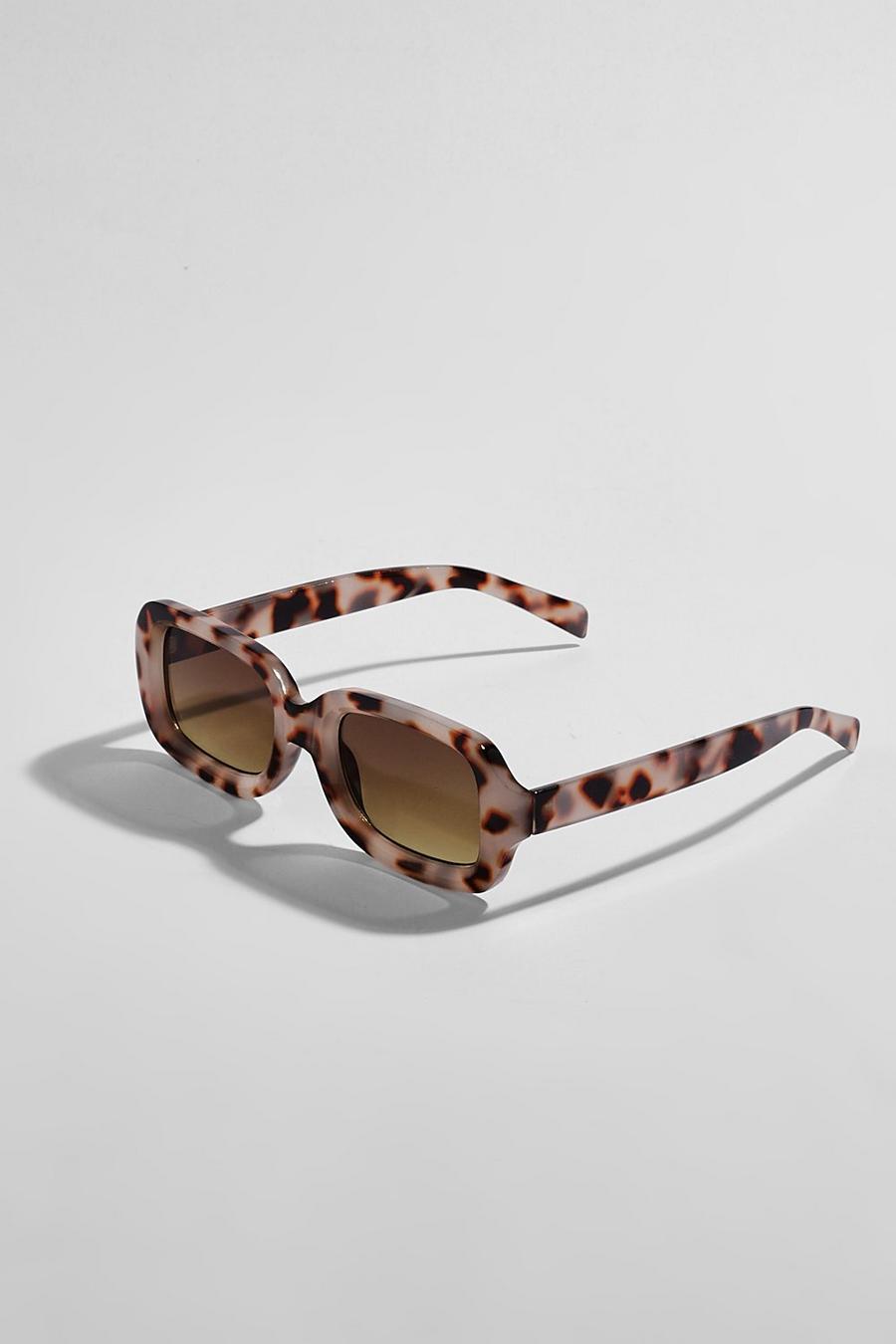 Multi Printed Square Sunglasses