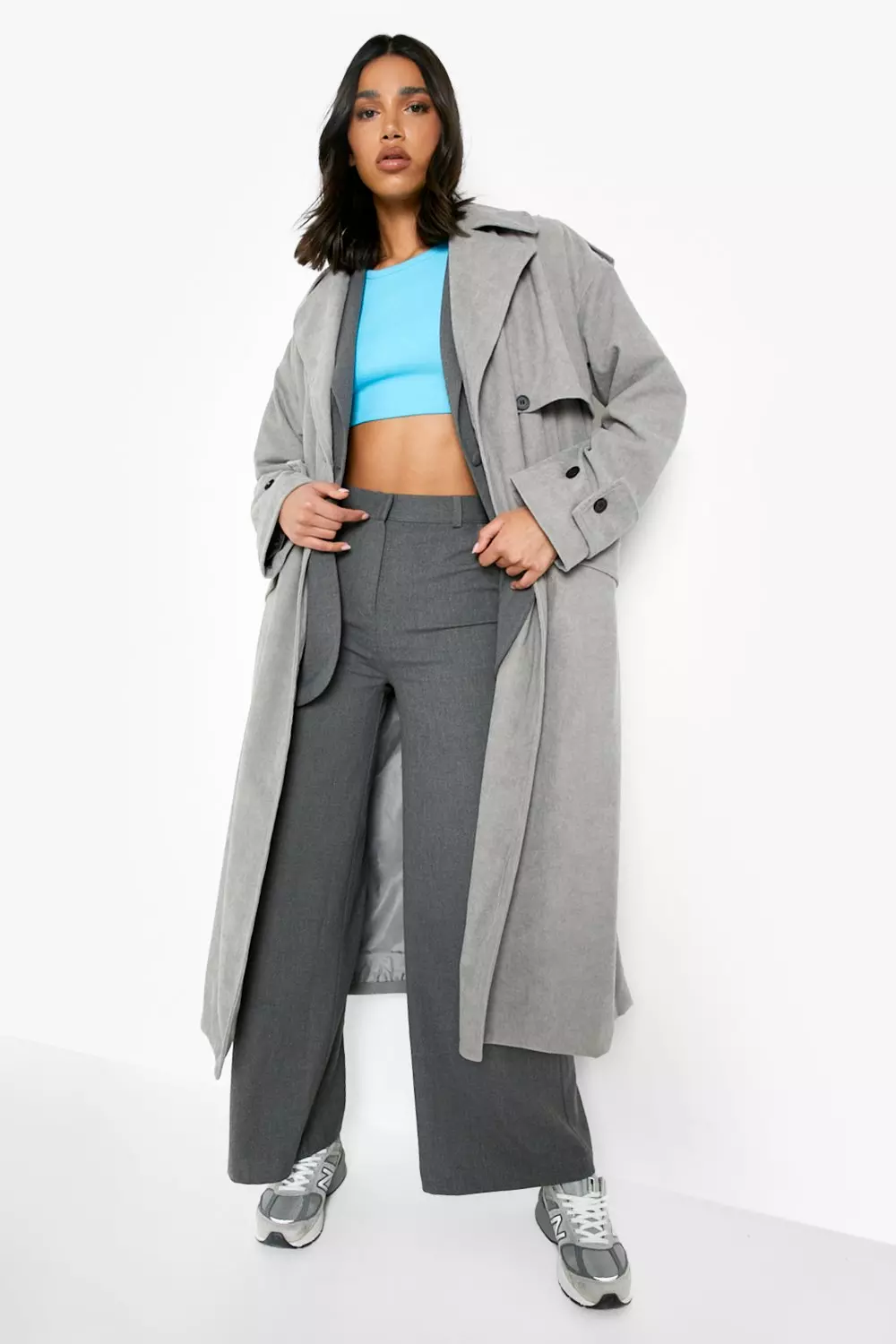 Cord hot sale trench coat