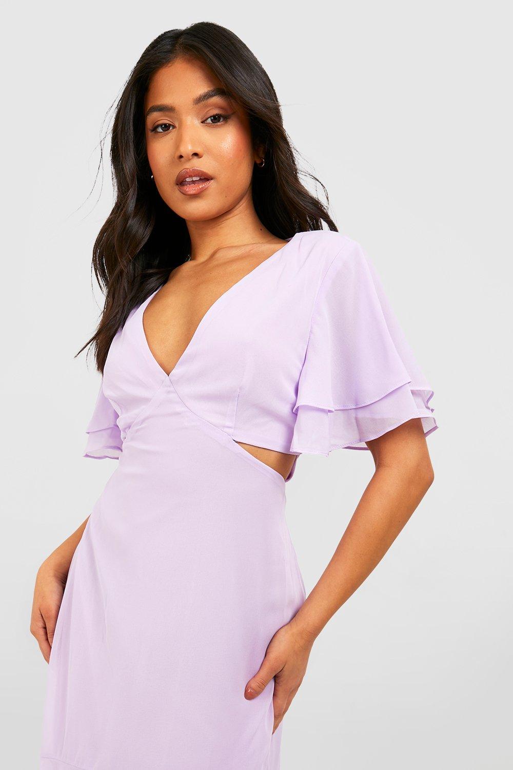 Petite store lilac dress