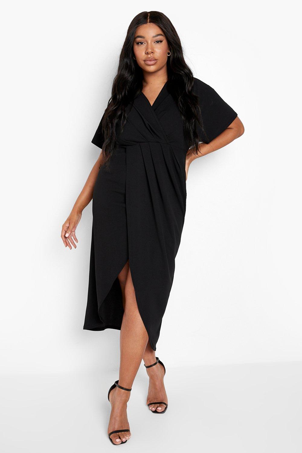 Boohoo kimono hot sale sleeve dress