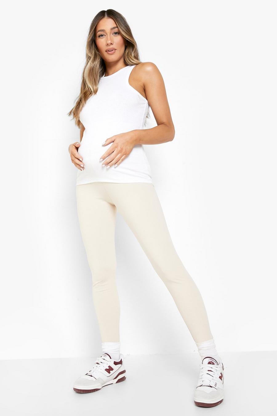 Maternity Fleece Lined Tregging, Nude image number 1