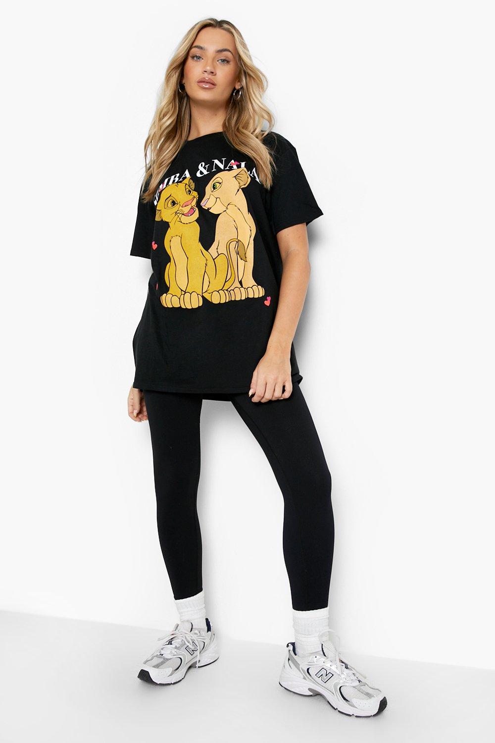 Simba Nala Disney Oversized T shirt boohoo