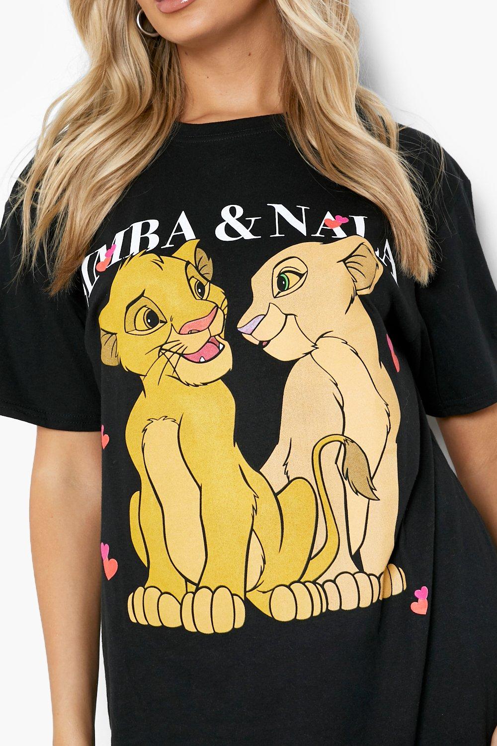 Disney The Lion King Young Simba and Nala V-Neck T-Shirt