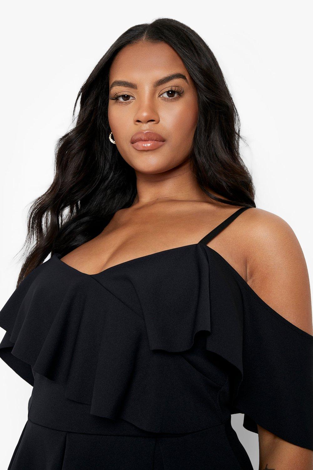 Scuba Off The Shoulder Midi Skater Dress