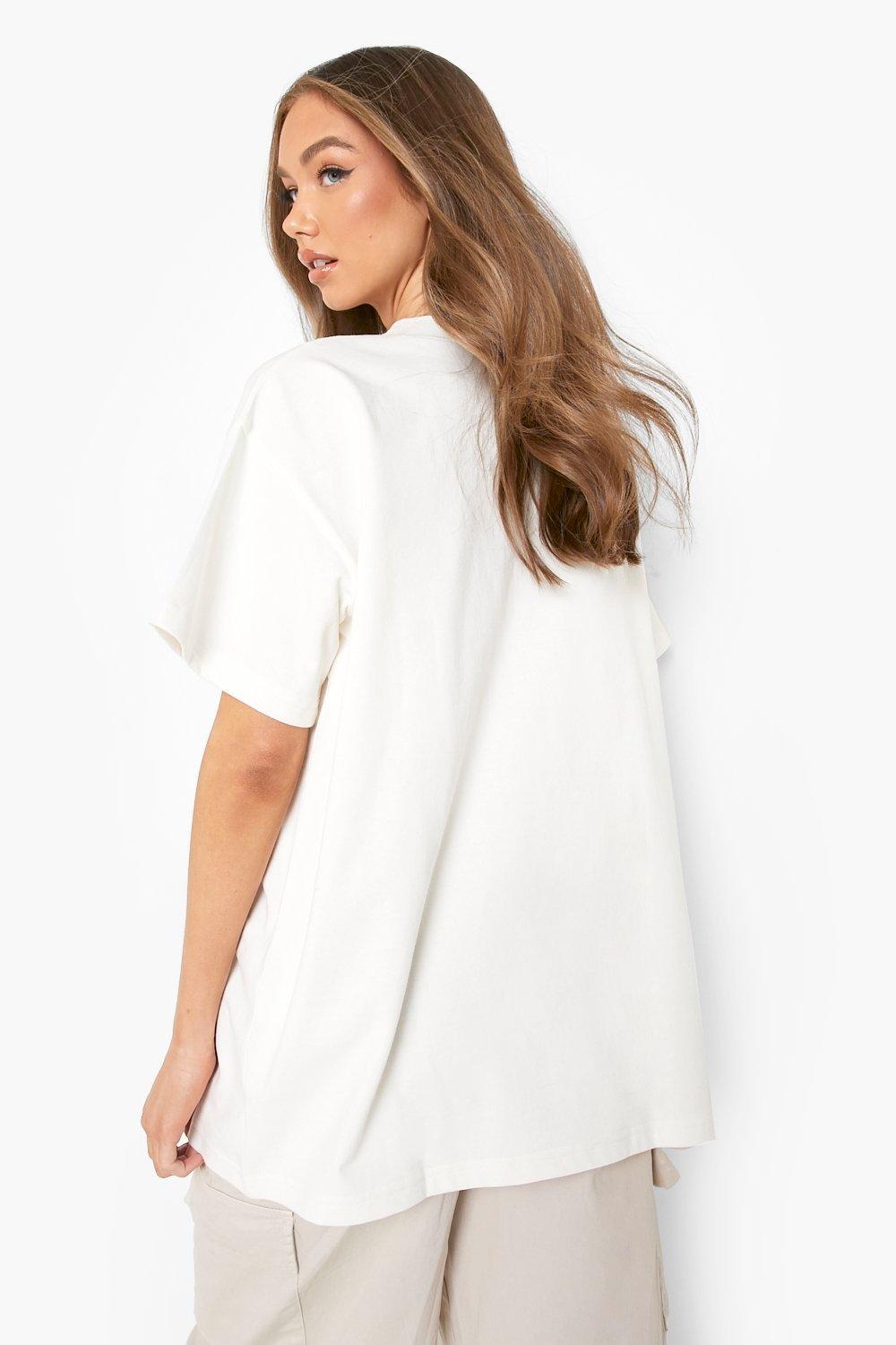 Heavy Weight Extended Neck Oversized T Shirt