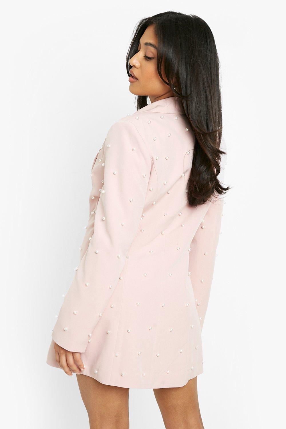 Pink pearl blazer sale