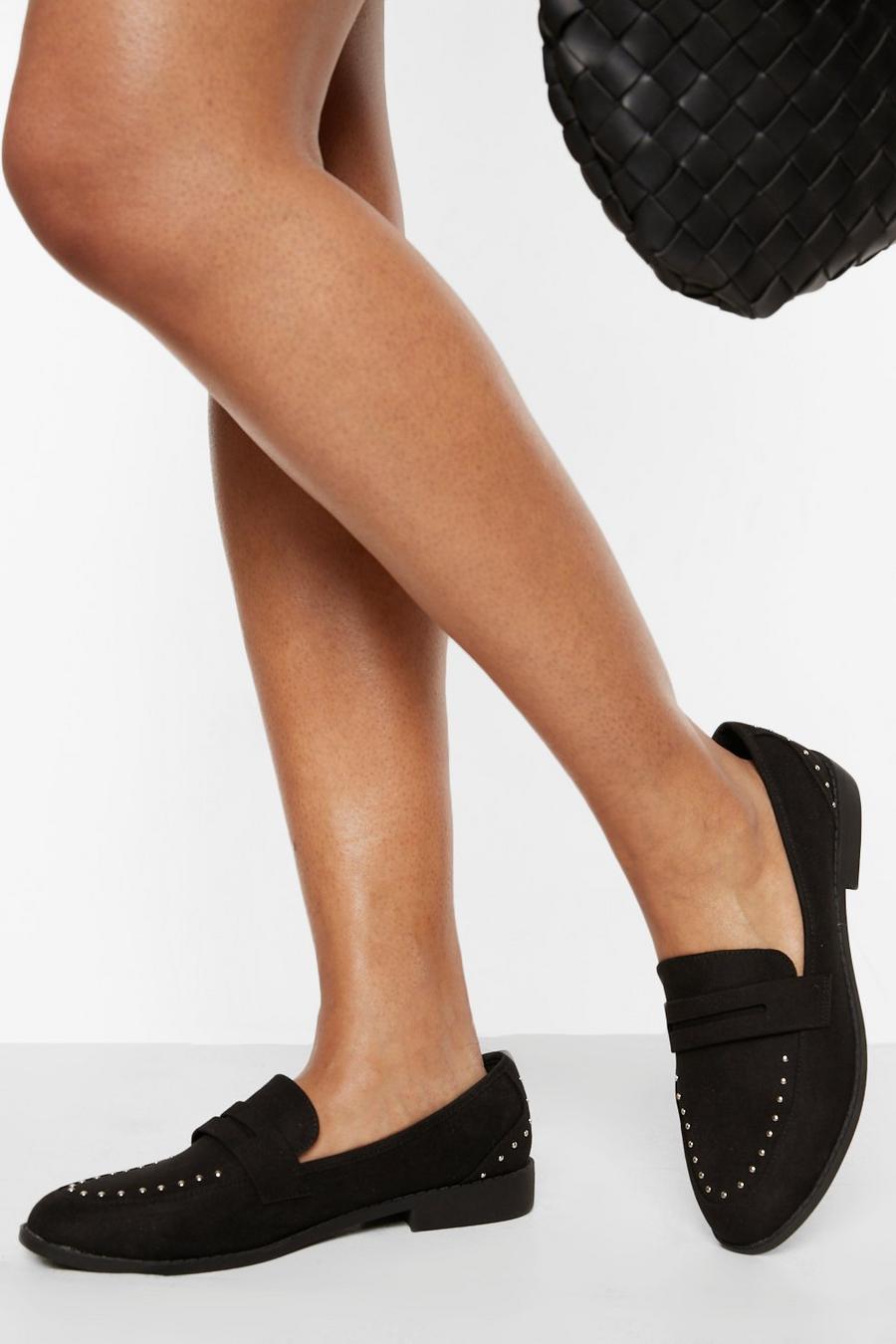 Black svart Immy Studded Detail Loafer
