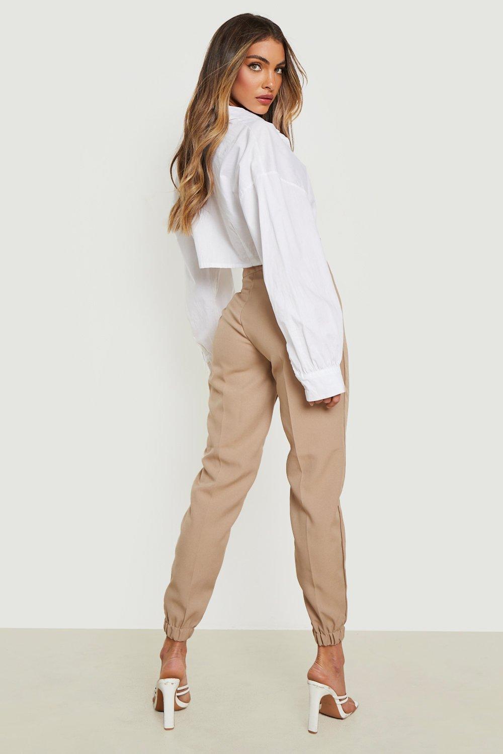 High waist on sale jogger pants