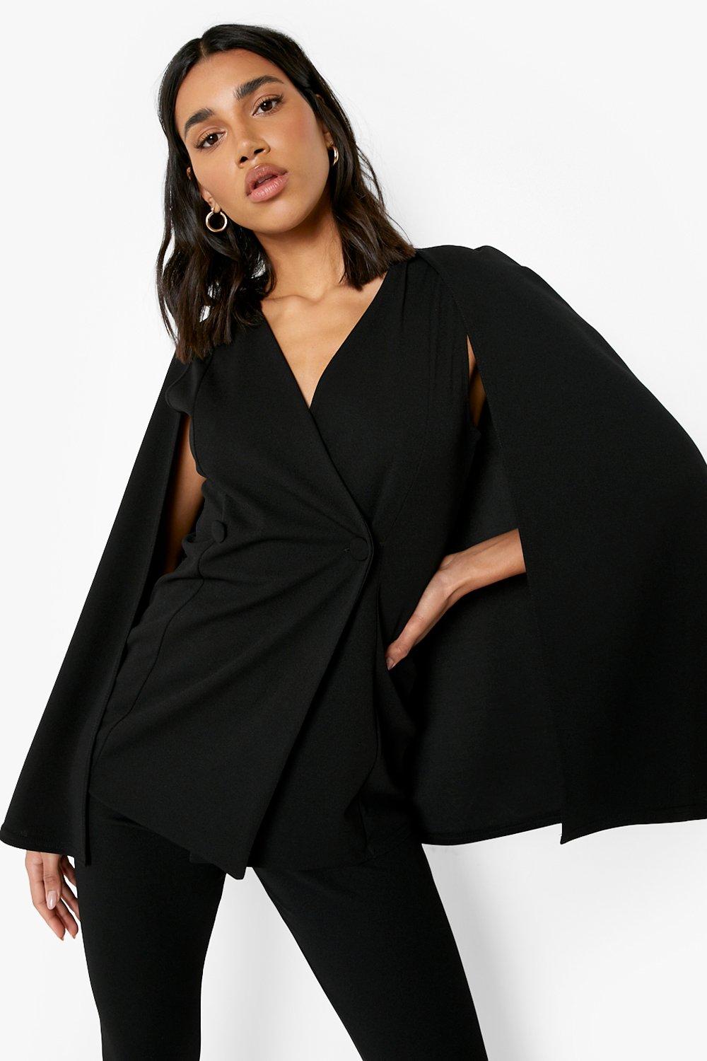 Boohoo sale blazer cape