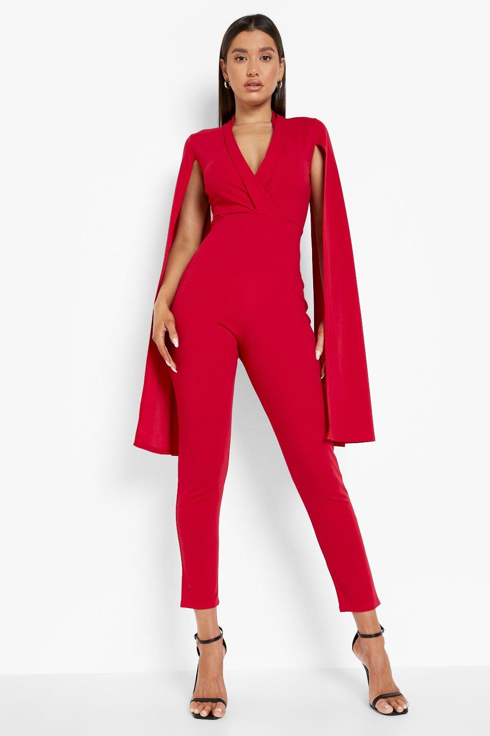 Jumpsuit met cape hotsell