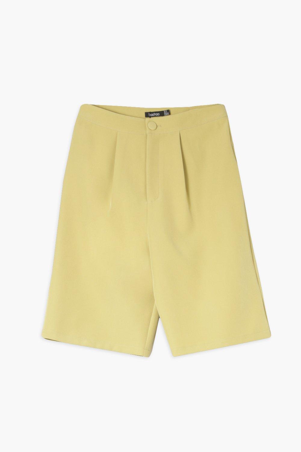 olive green shorts women