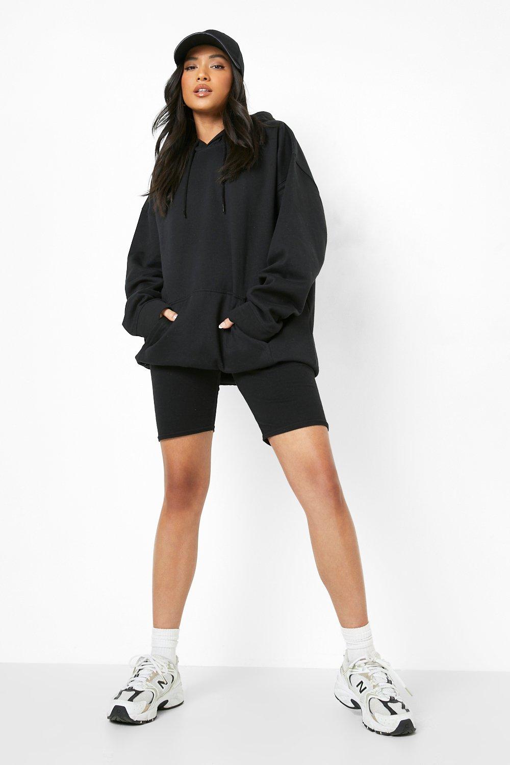 Petite Back Print Wear Me Oversized Hoody