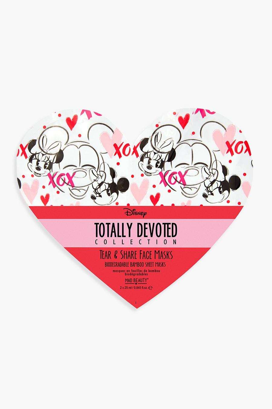 Pink rose Disney Valentine's Tear & Share Face Mask