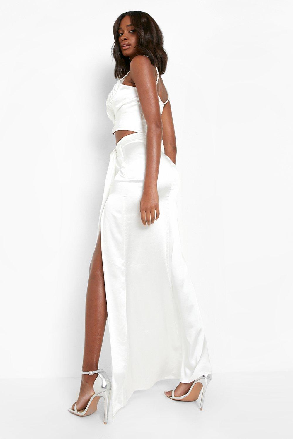 Draped 2024 maxi skirt