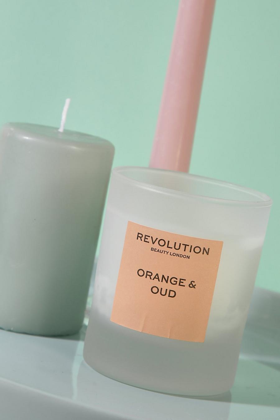 Revolution Orange & Oud Scented Candle image number 1