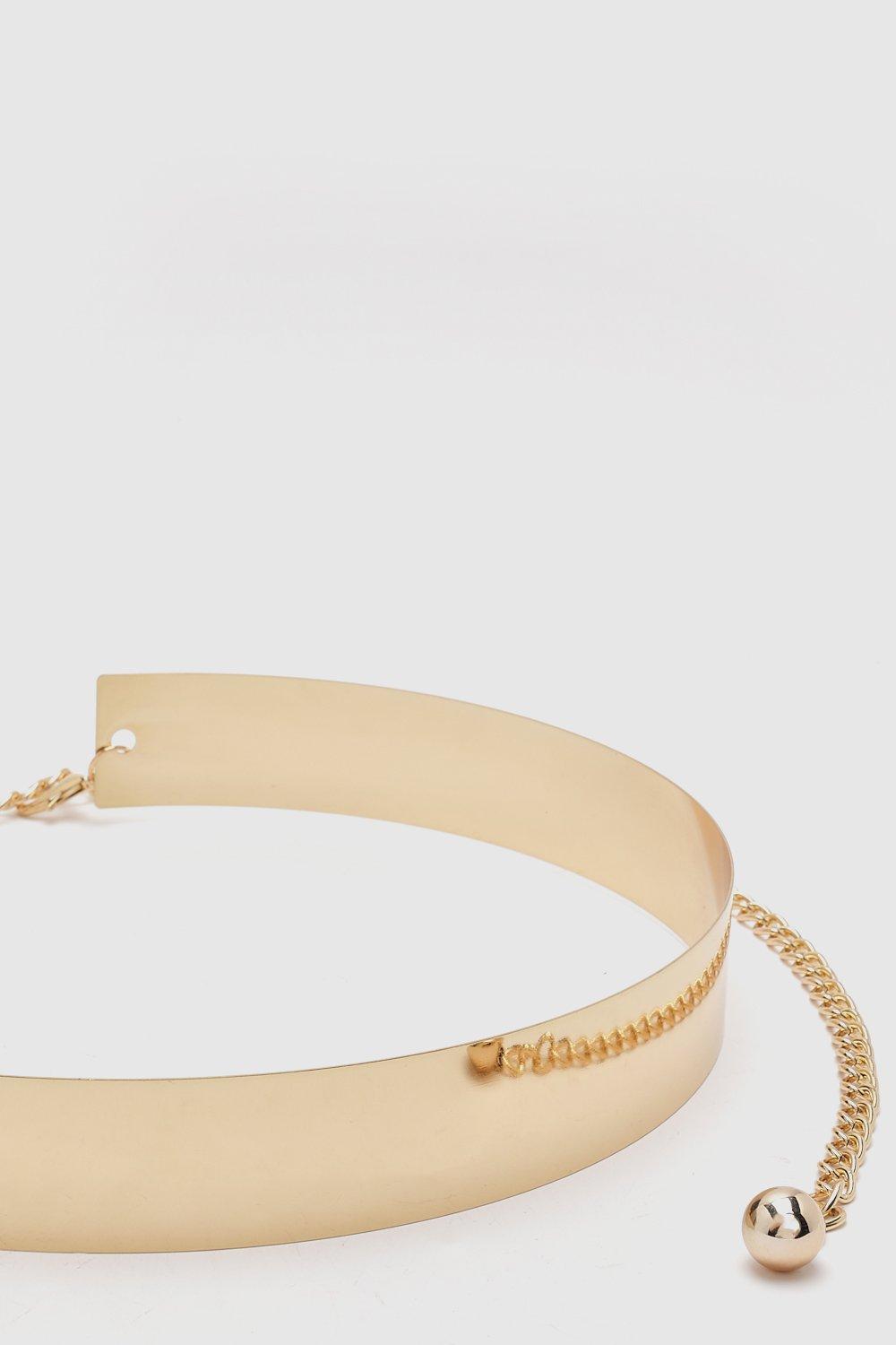 Metal Chunky Waist Belt boohoo CA