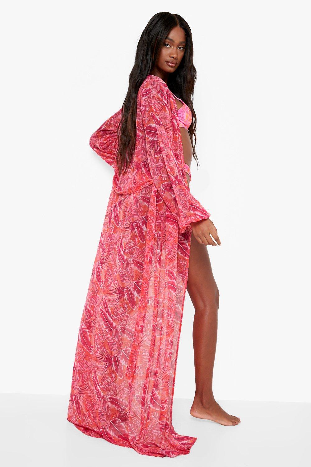 Maxi kimono clearance beach cover up