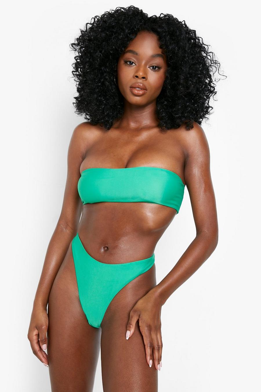 Green Essentials Hipster Thong Bikini Brief image number 1