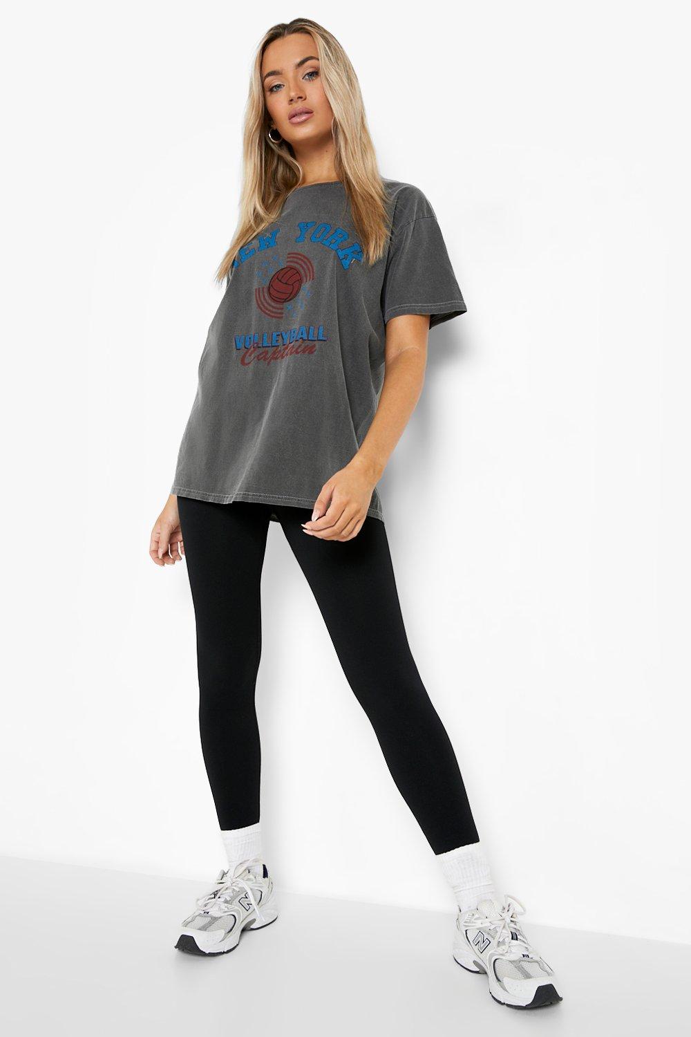 boohoo New York Oversized Tee - Women's Printed T-shirts