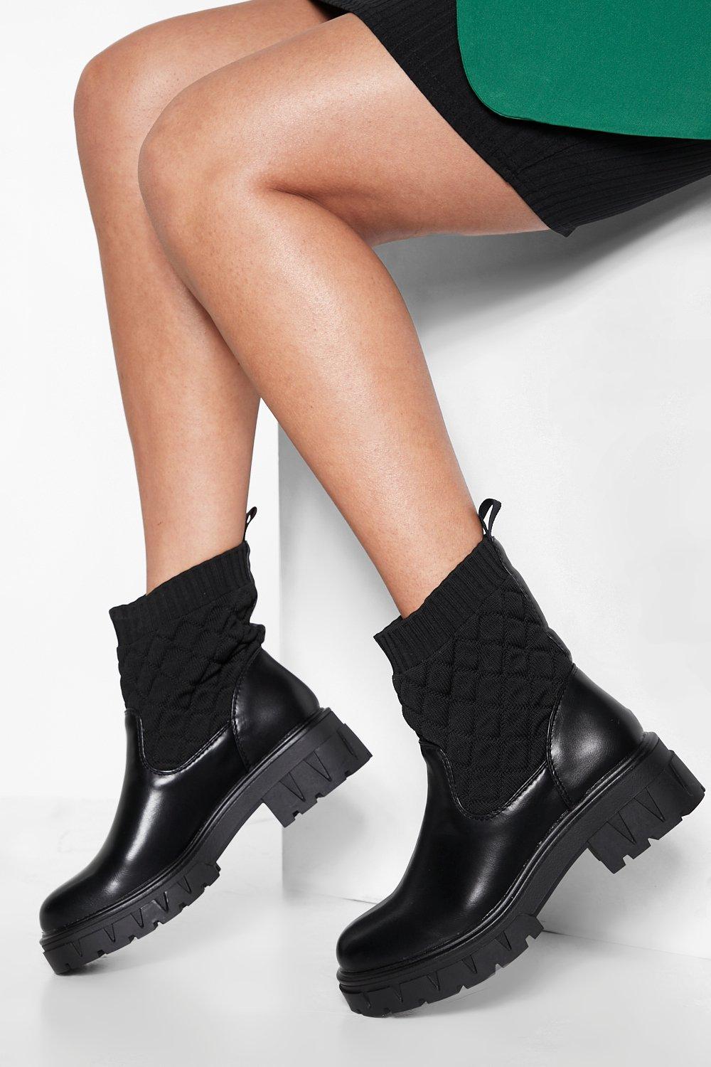 Bottines femme boohoo hot sale