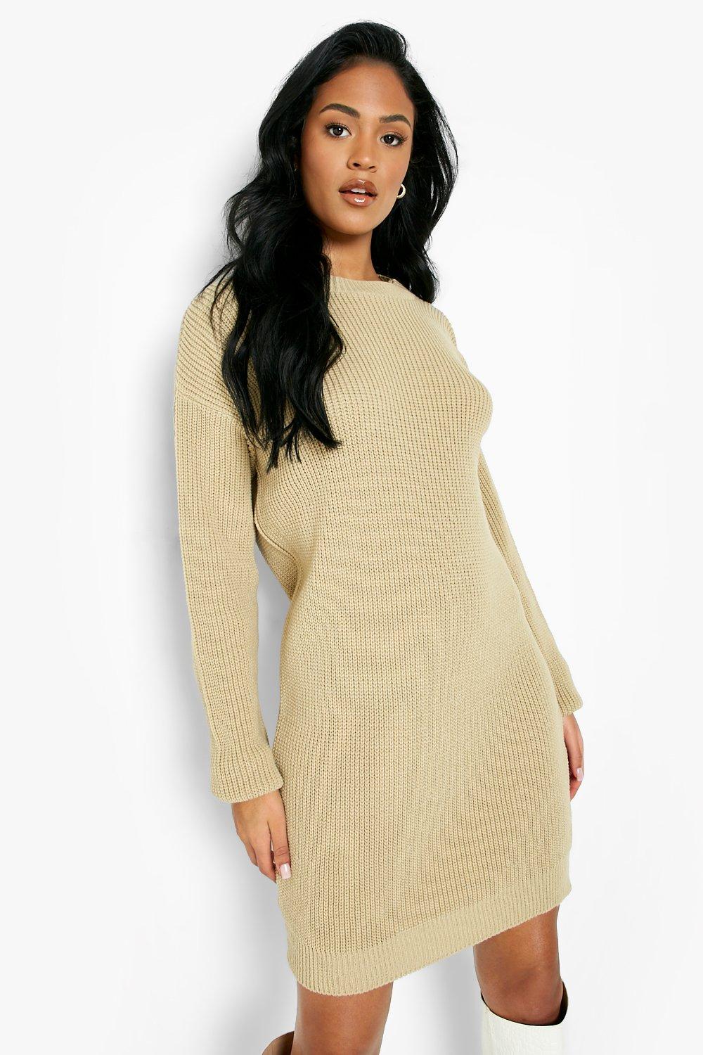 boohoo jumper dress