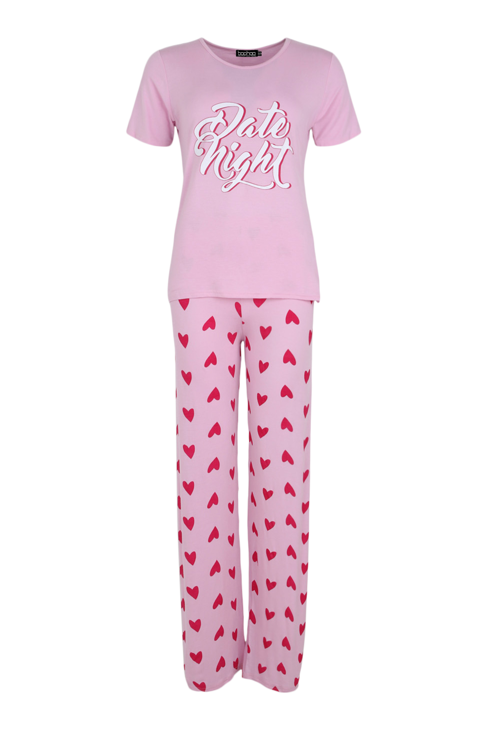 Valentines Date Night Heart Pj Pants Set