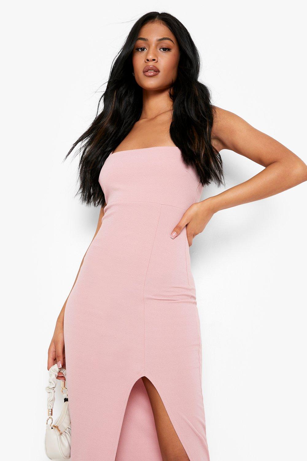 Midi side shop split dress