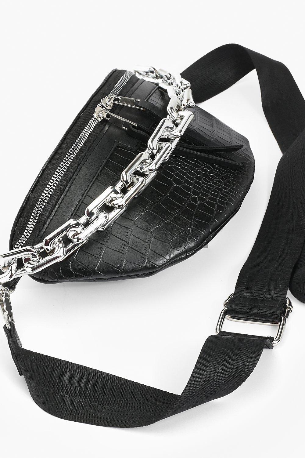 Sac banane effet croco store