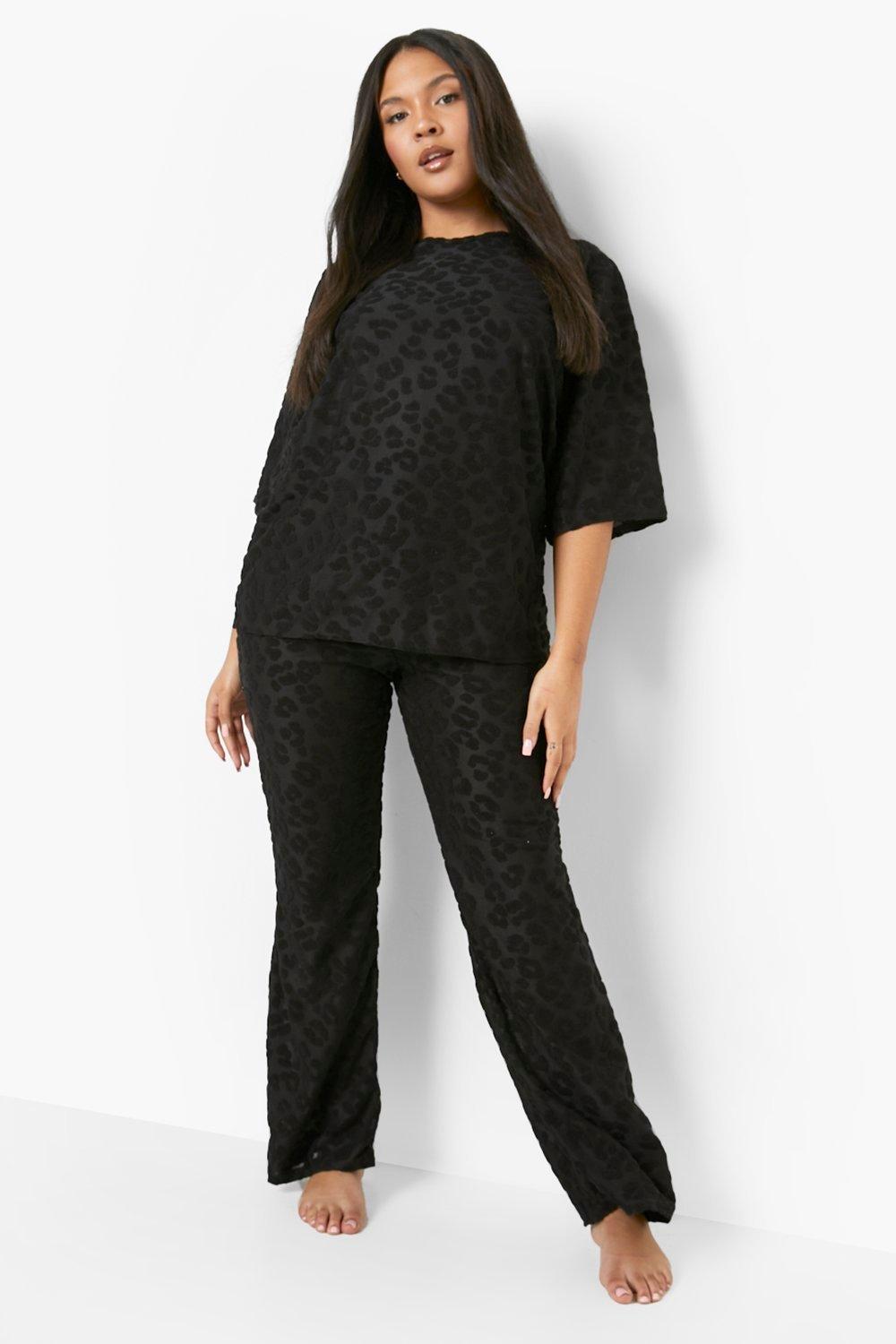 Plus size wide leg lounge set sale