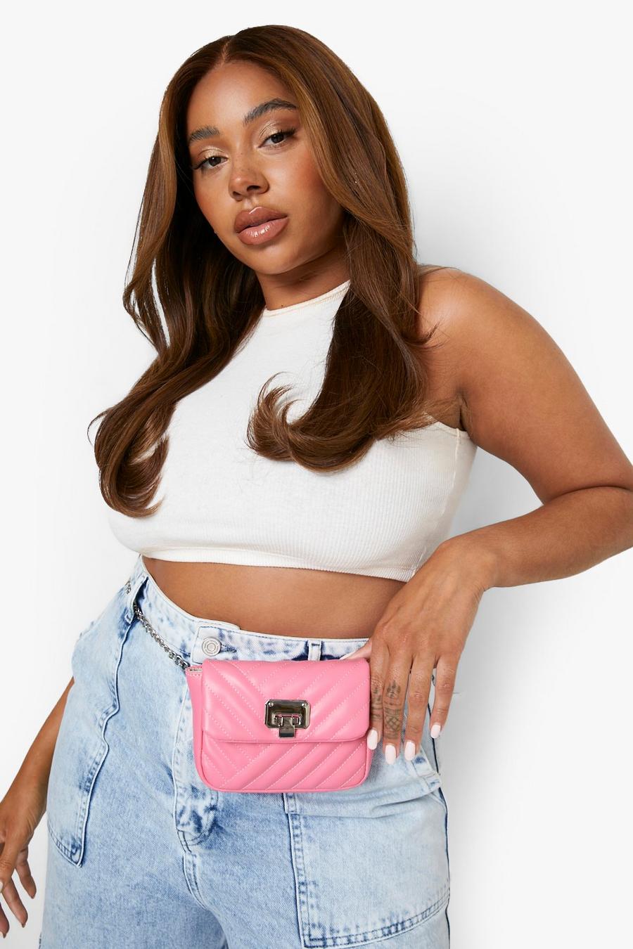 Hot pink Plus Mini Bag Belt image number 1