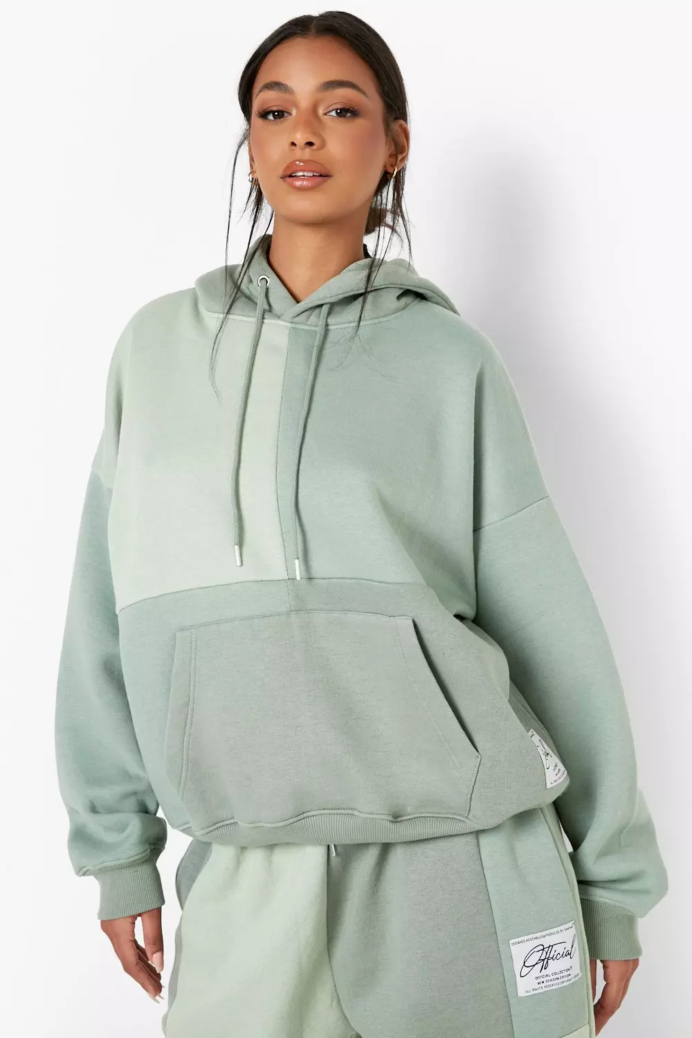 Block Oversized Hoodie