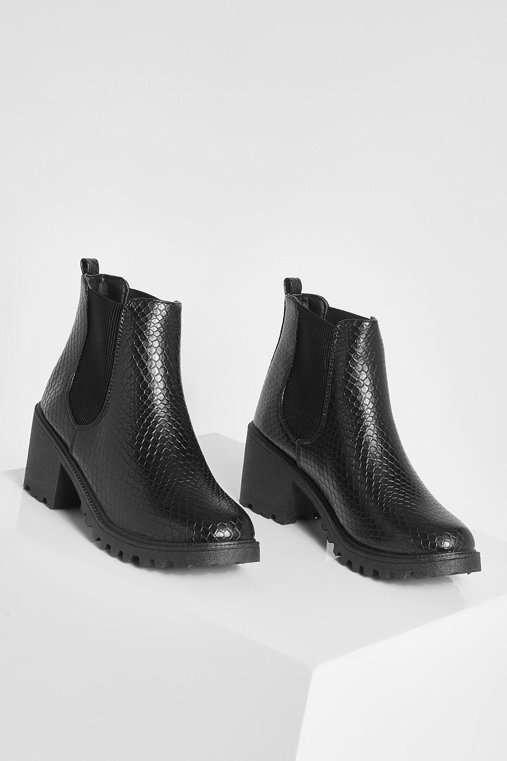 Boohoo snake cheap boots