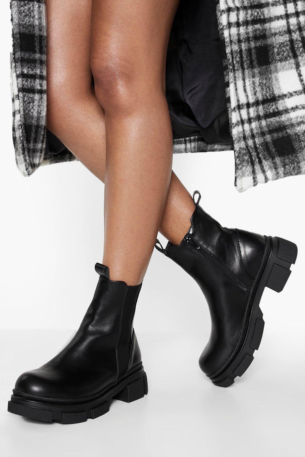 Pu Boot | boohoo