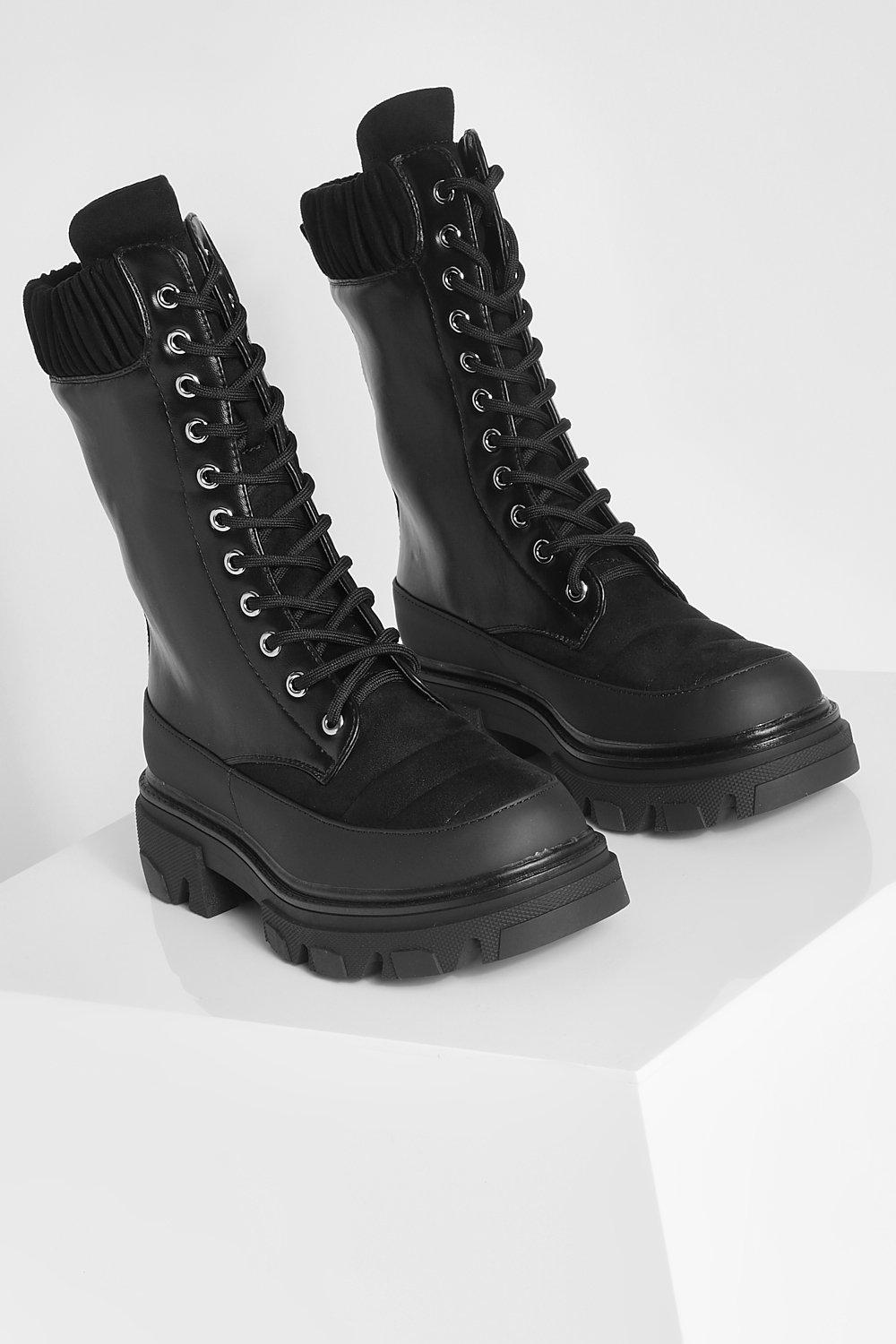 Boohoo on sale hiker boots