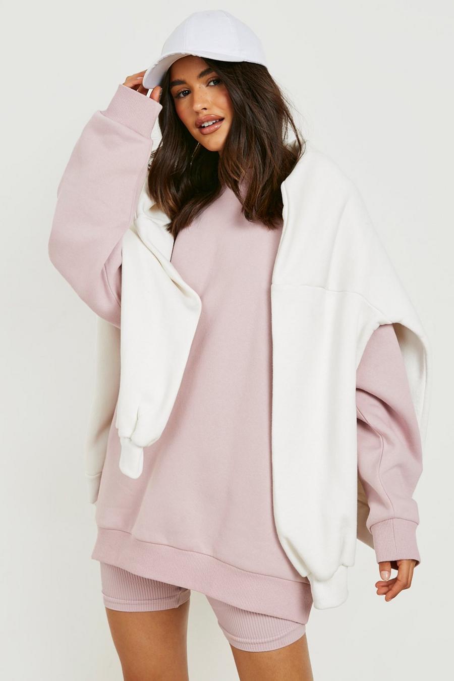 Pink Mix And Match Oversized Sweat image number 1
