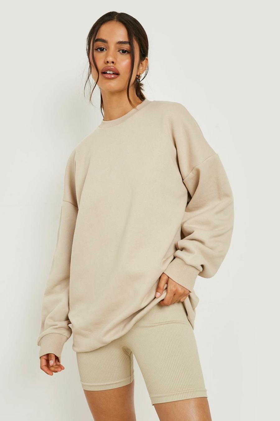 Stone beige Mix And Match Oversized Sweat image number 1