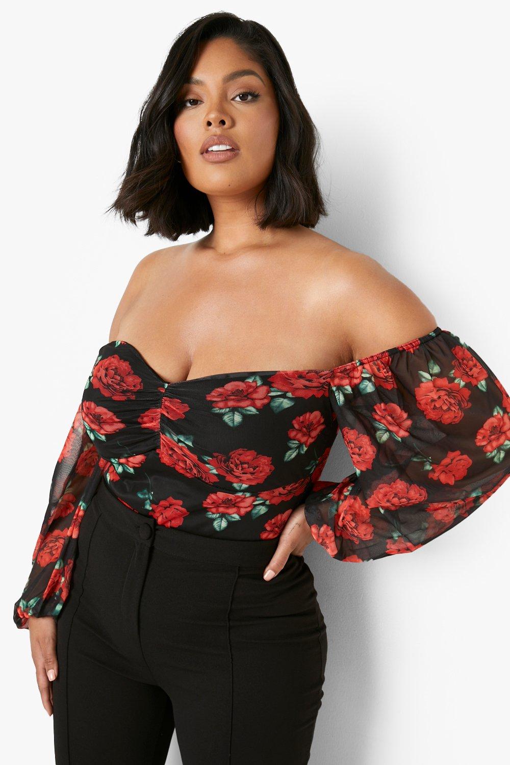 Boohoo on sale plus bodysuit