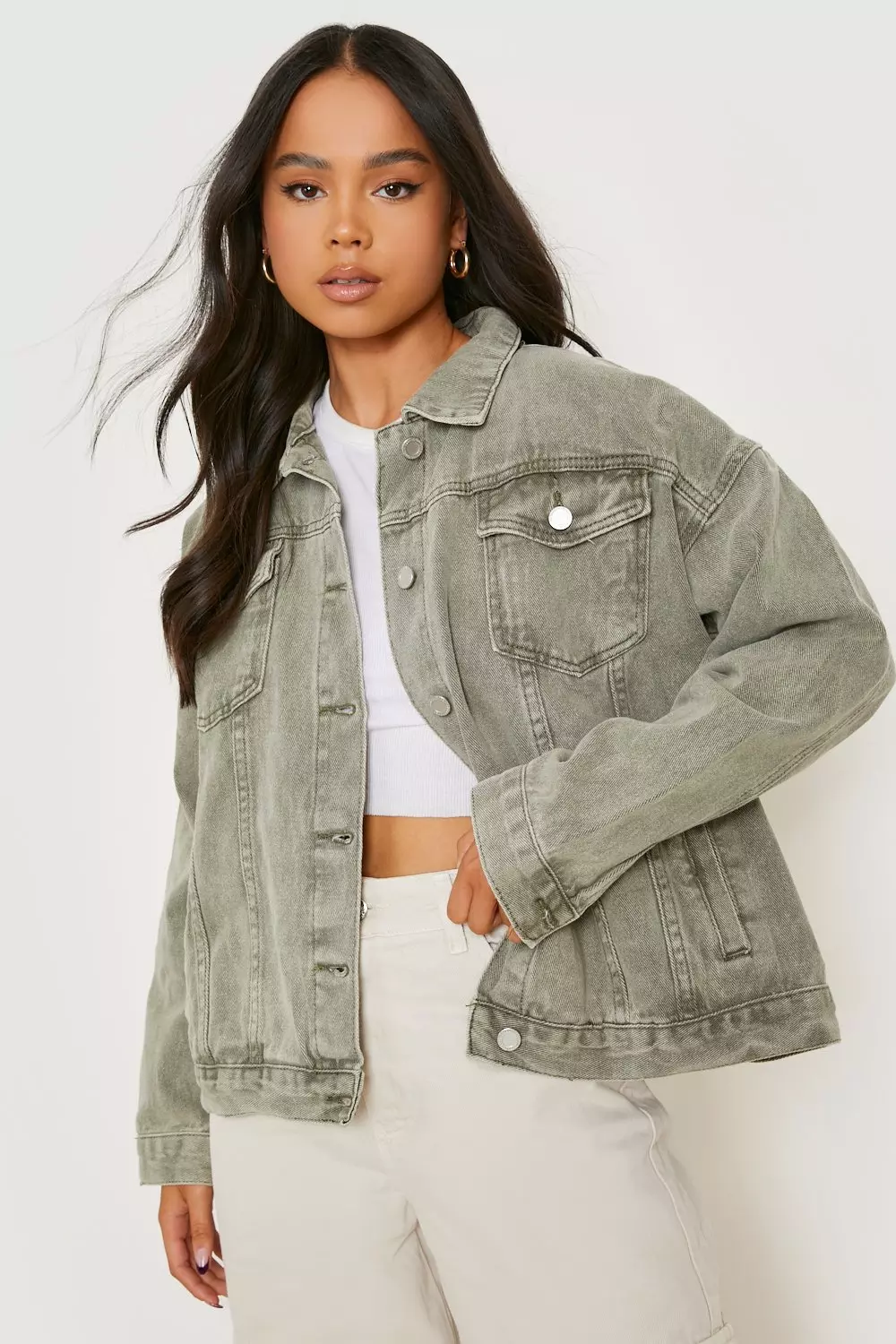 Boohoo petite best sale denim jacket