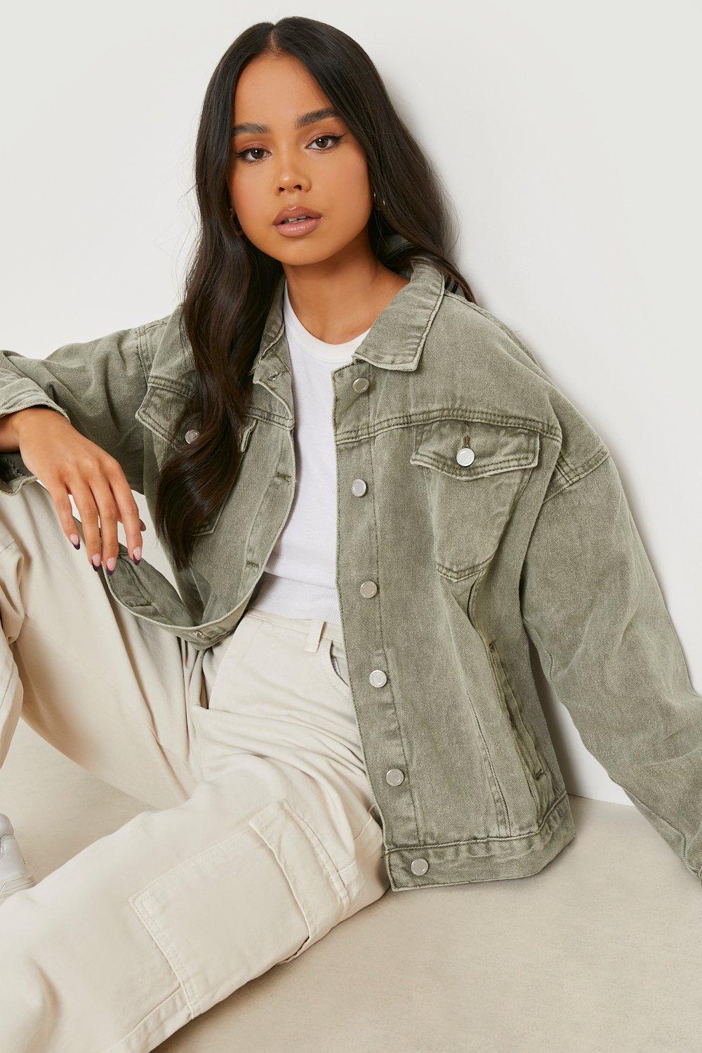 Petite khaki outlet jacket